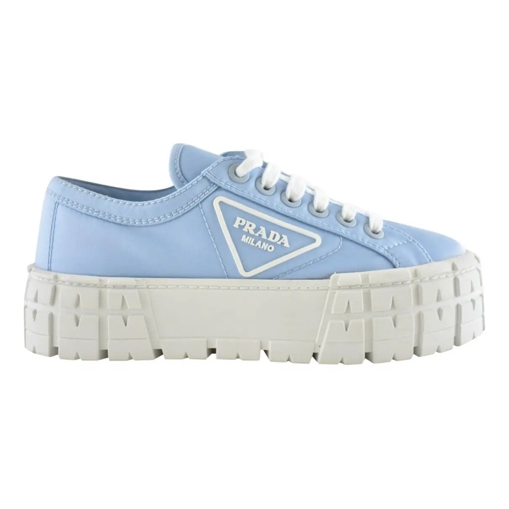 Prada Nylon Blue Sneakers